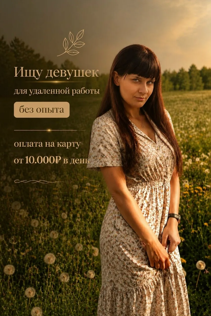 Ищу девушку для работы онлайн. От 100.000₽ удаленно и без опыта.