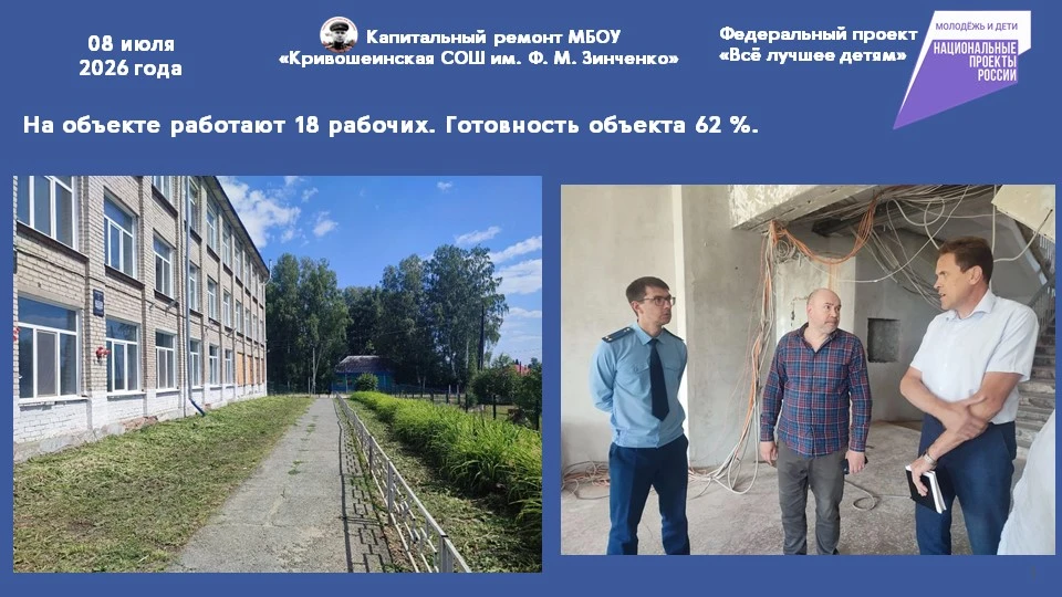 🏗Листаем дневник капитального ремонта Кривошеинской школы....

#СистемаОбразованияКривошеинскогоРай
