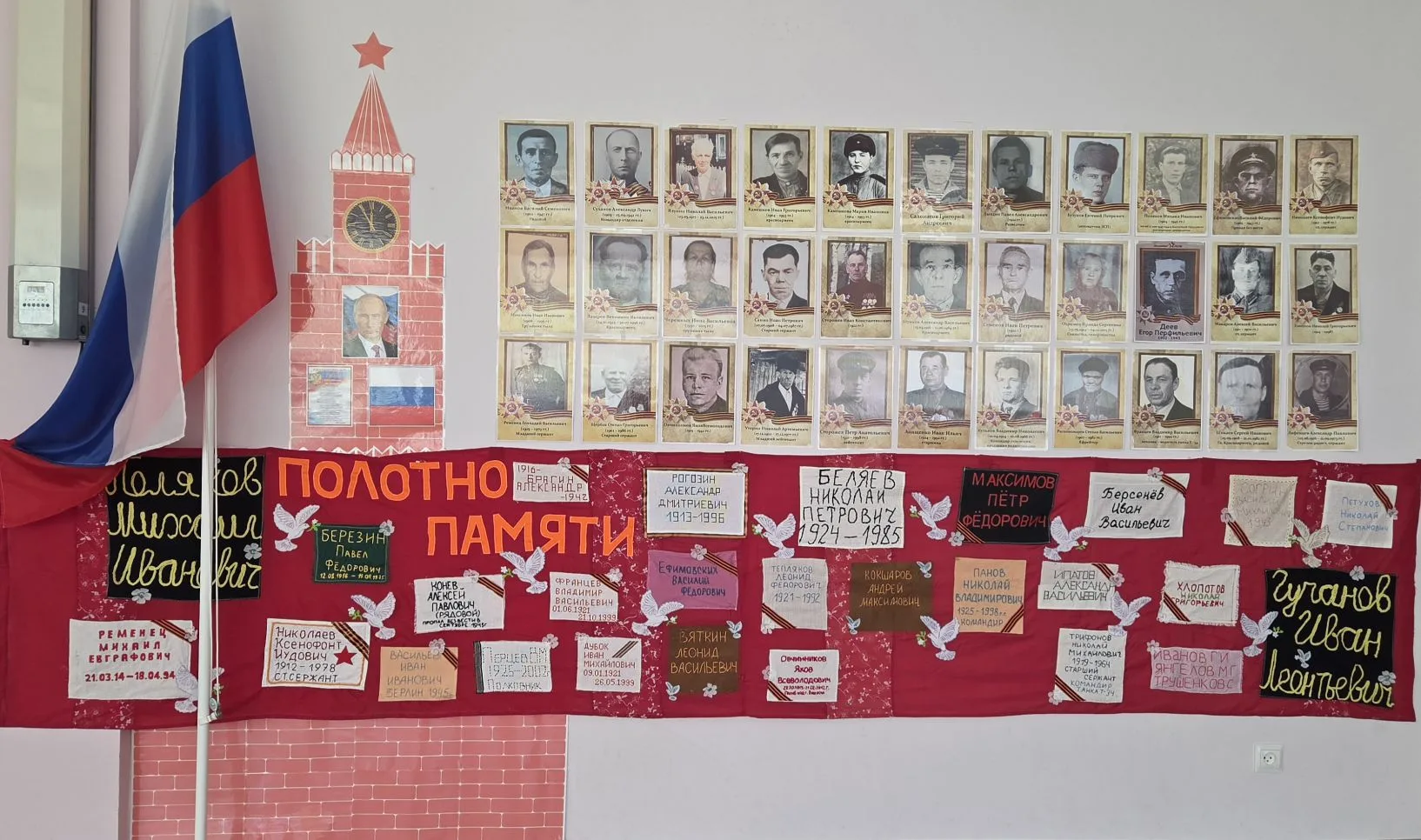 Акция «Стена Памяти» — один из современных форматов всероссийского «Бессмертного полка»...