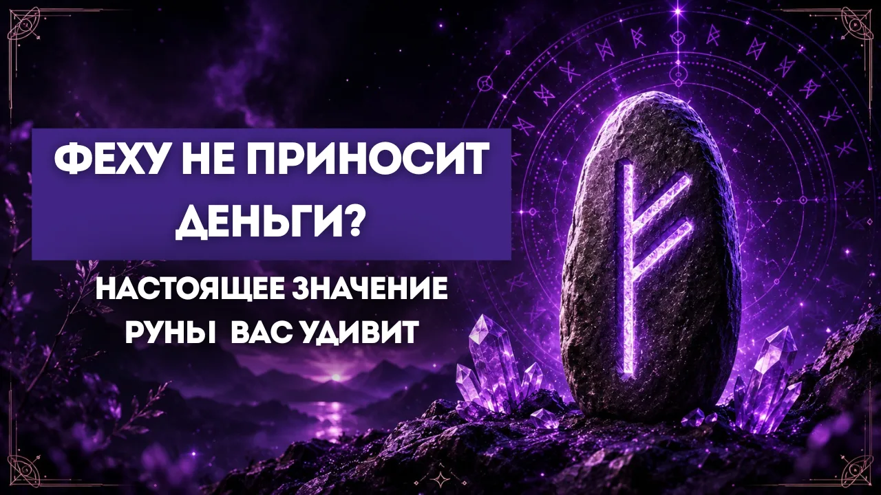 🌀ЗНАЧЕНИЕ РУНЫ ФЕХУ [она не только про деньги]

Почему у одних руна Феху действительно связана с фи