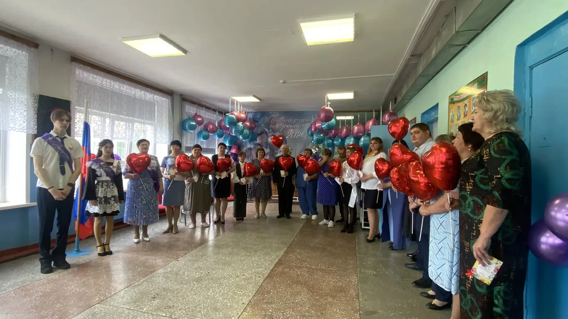 Последний звонок в Калиновской школе.
