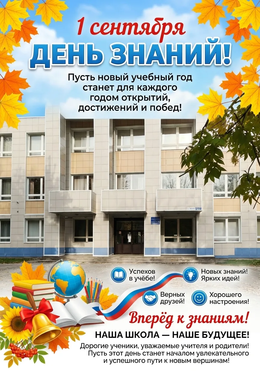 🎉 С Днём знаний, наша школьная семья! 🎉