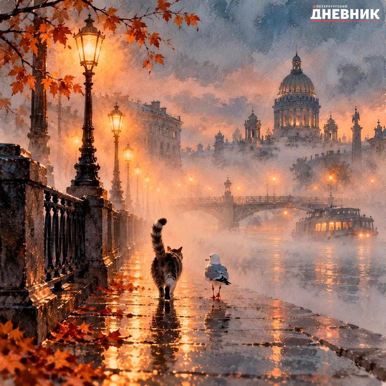 🌫 Петербург вновь накроет туман