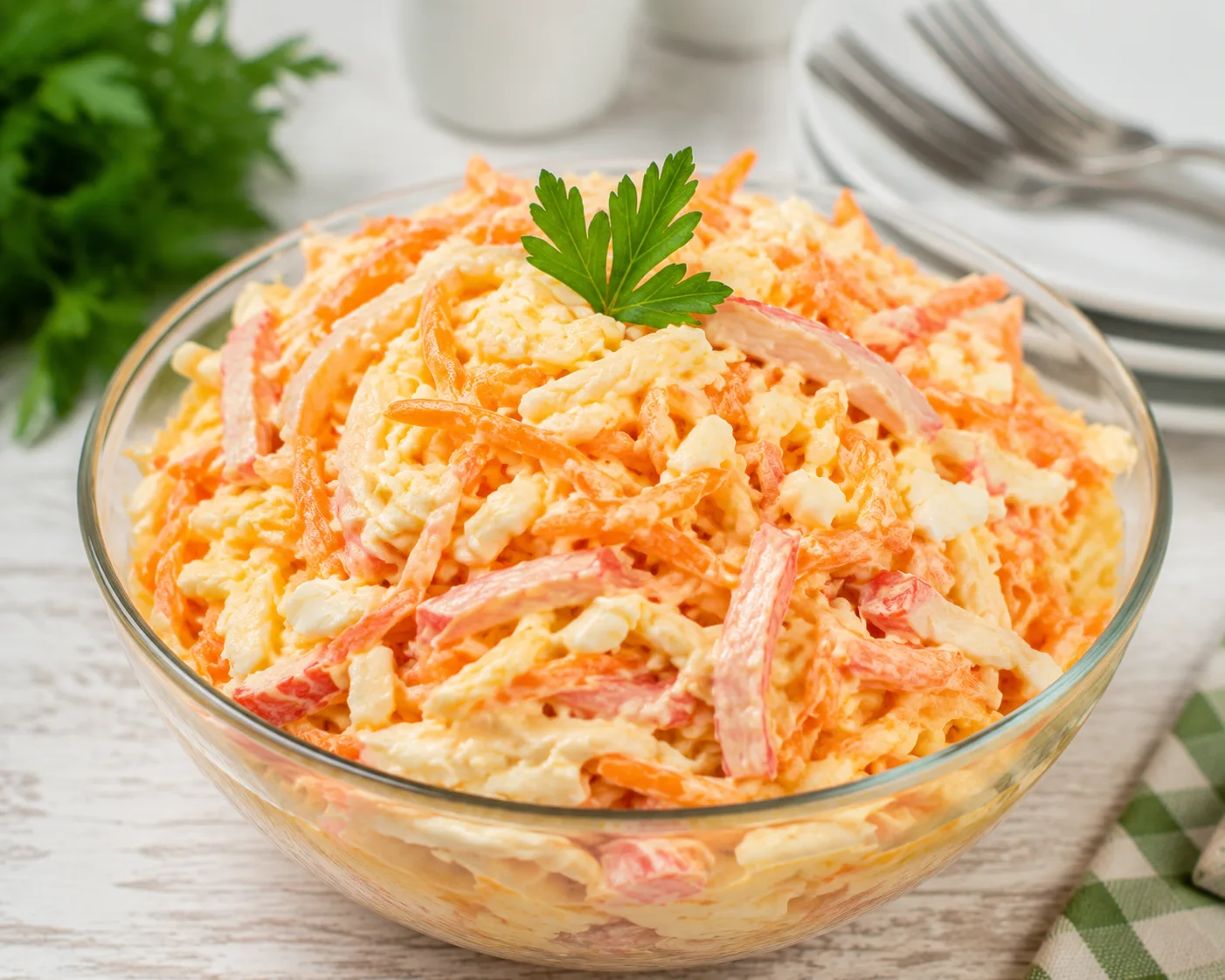🥕 Салат «Праздник» с корейской морковью — простой состав, а вкус получается как у праз...