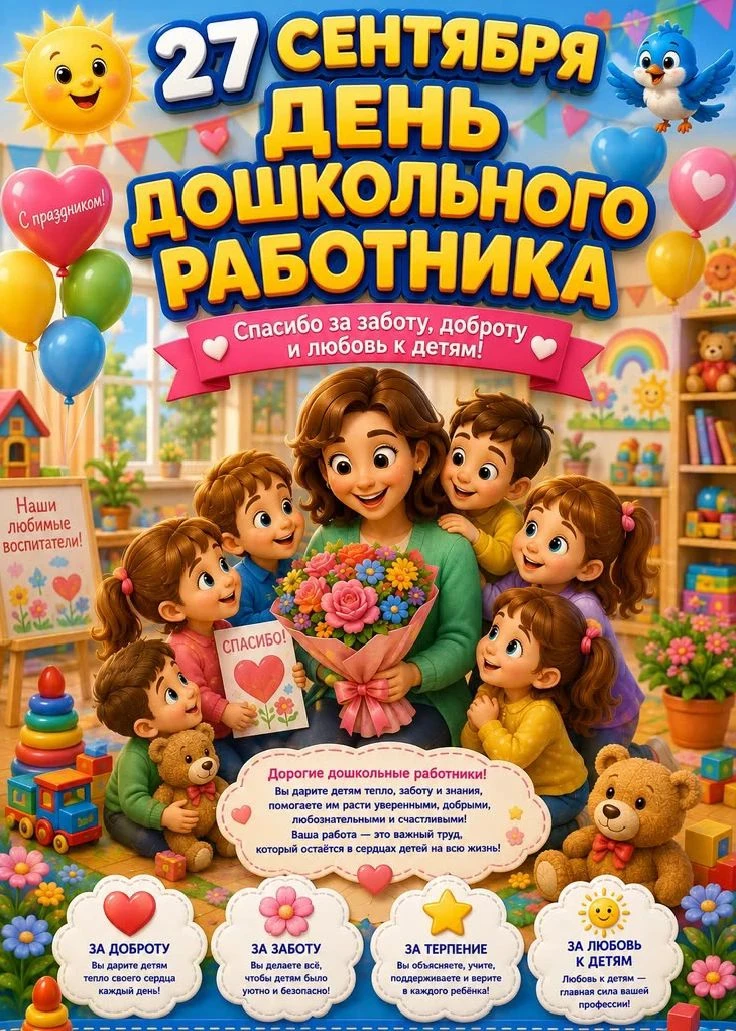 Дорогие дошкольные работники!
