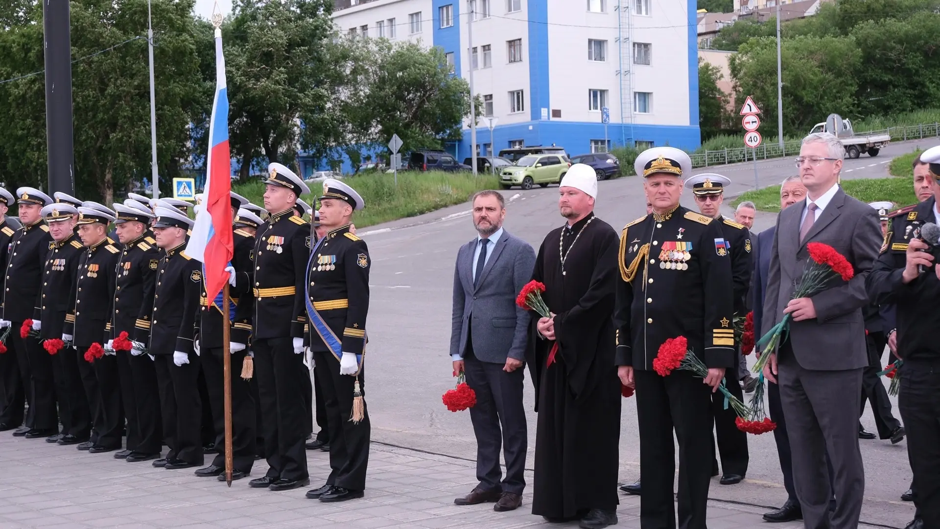 ⚓️В Вилючинске в преддверии Дня Военно-Морского Флота прошли торжественные мероприятия