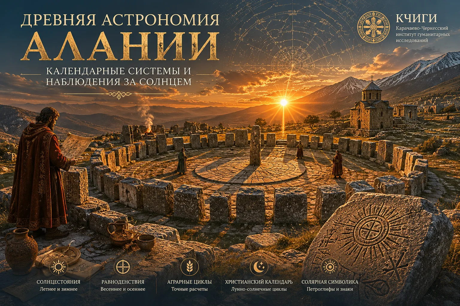 ДРЕВНЯЯ АСТРОНОМИЯ АЛАНИИ: КАЛЕНДАРНЫЕ СИСТЕМЫ И НАБЛЮДЕНИЯ ЗА СОЛНЦЕМ
