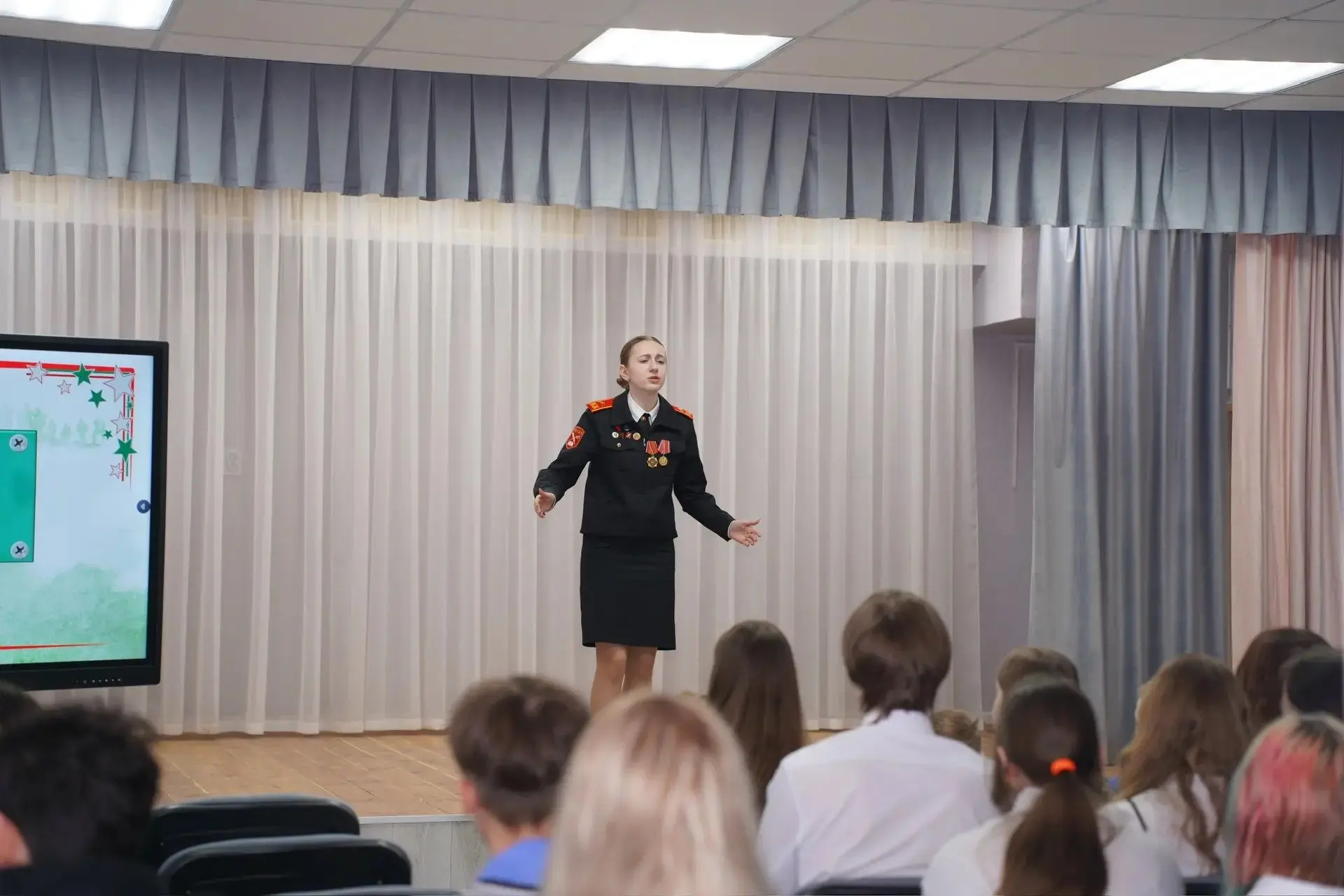 Участник СВО провел урок мужества в Доме творчества «Октябрьский»⭐   Иван Аксенов, позывной «Космос»