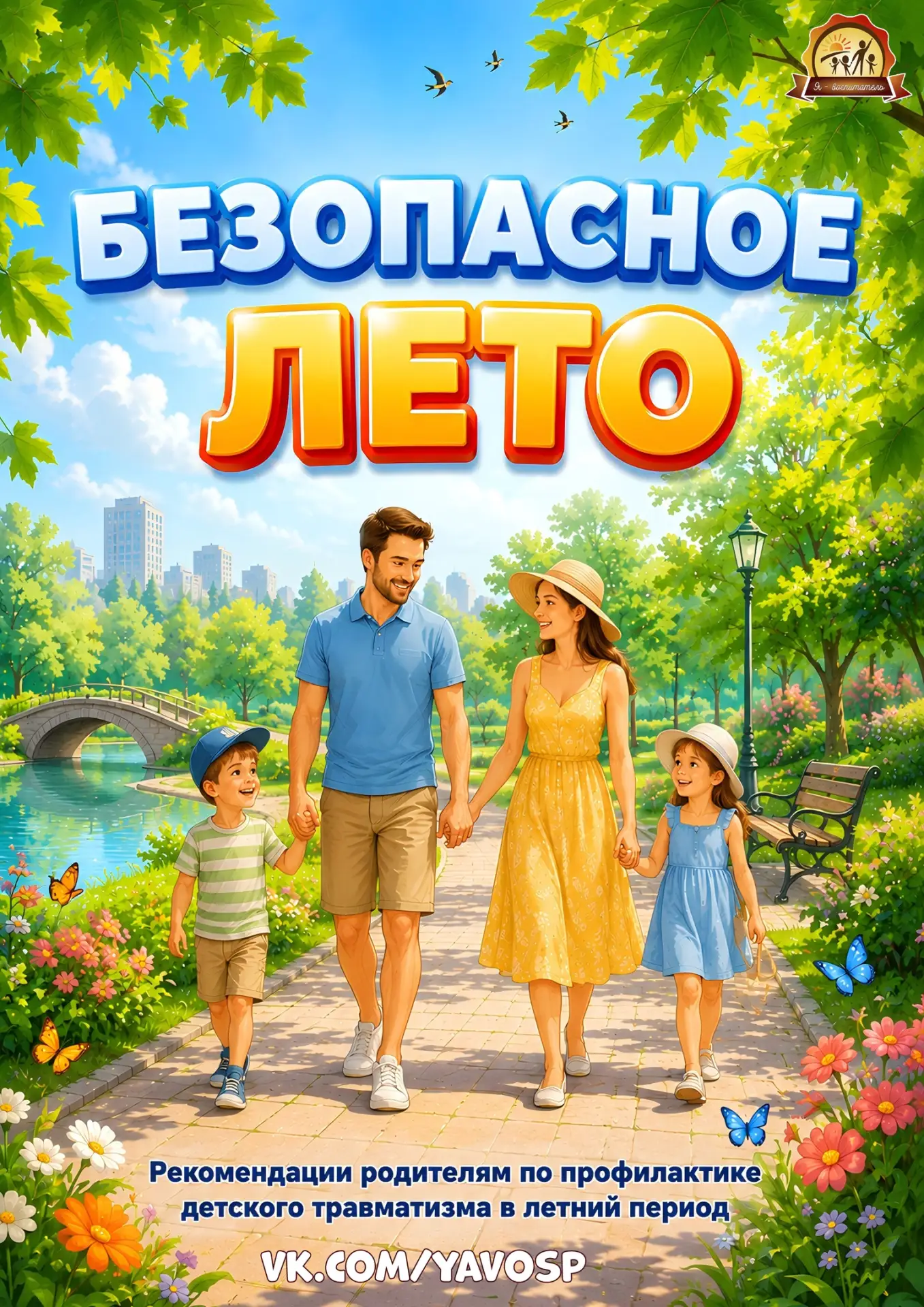 Безопасное лето
Рекомендации родителям по профилактике детского травматизма в летний период.