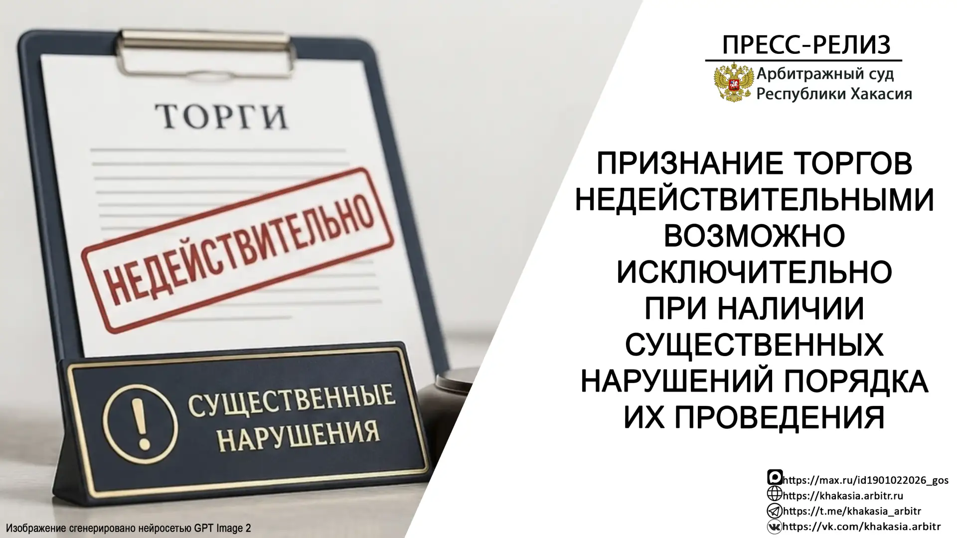 🔘Определением Арбитражного суда Республики Хакасия от 08.05.2026 по делу № А74-6246/20...