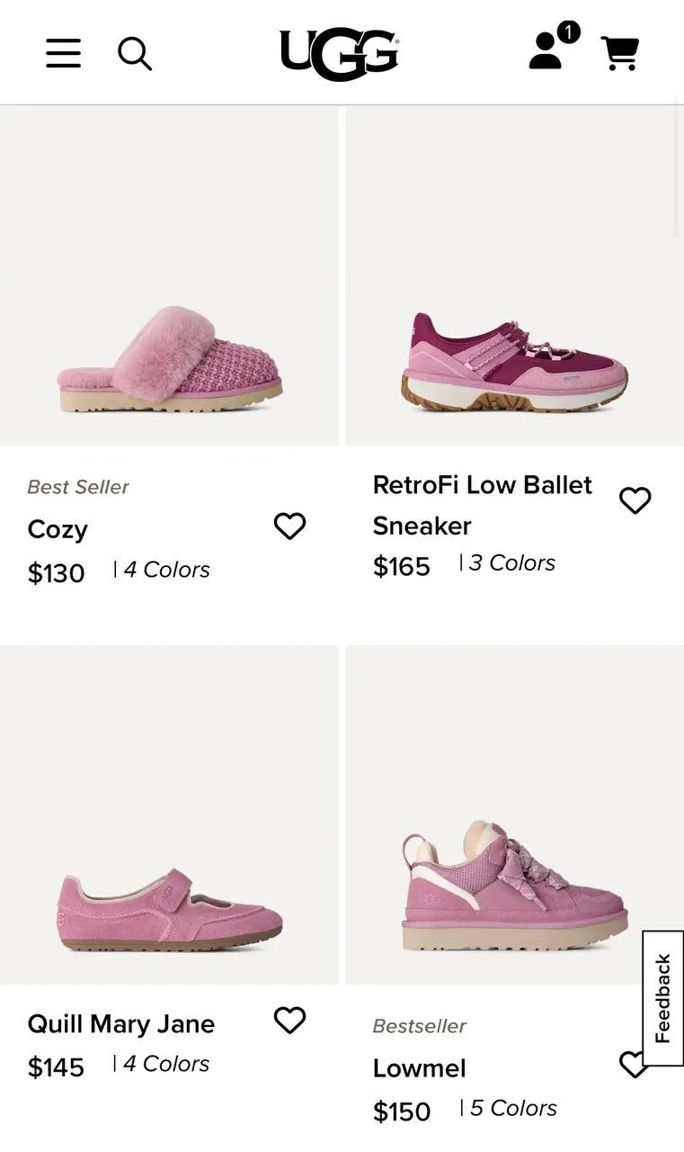 🌸Новинки на официальном американском сайте UGG.com 

Ссылка на раздел: https://www.ugg.com/women-ne