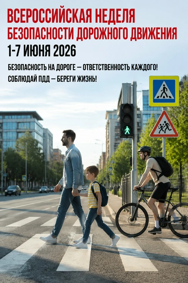🚦🚧🚕Стартовала Всероссийская неделя безопасности дорожного движения!