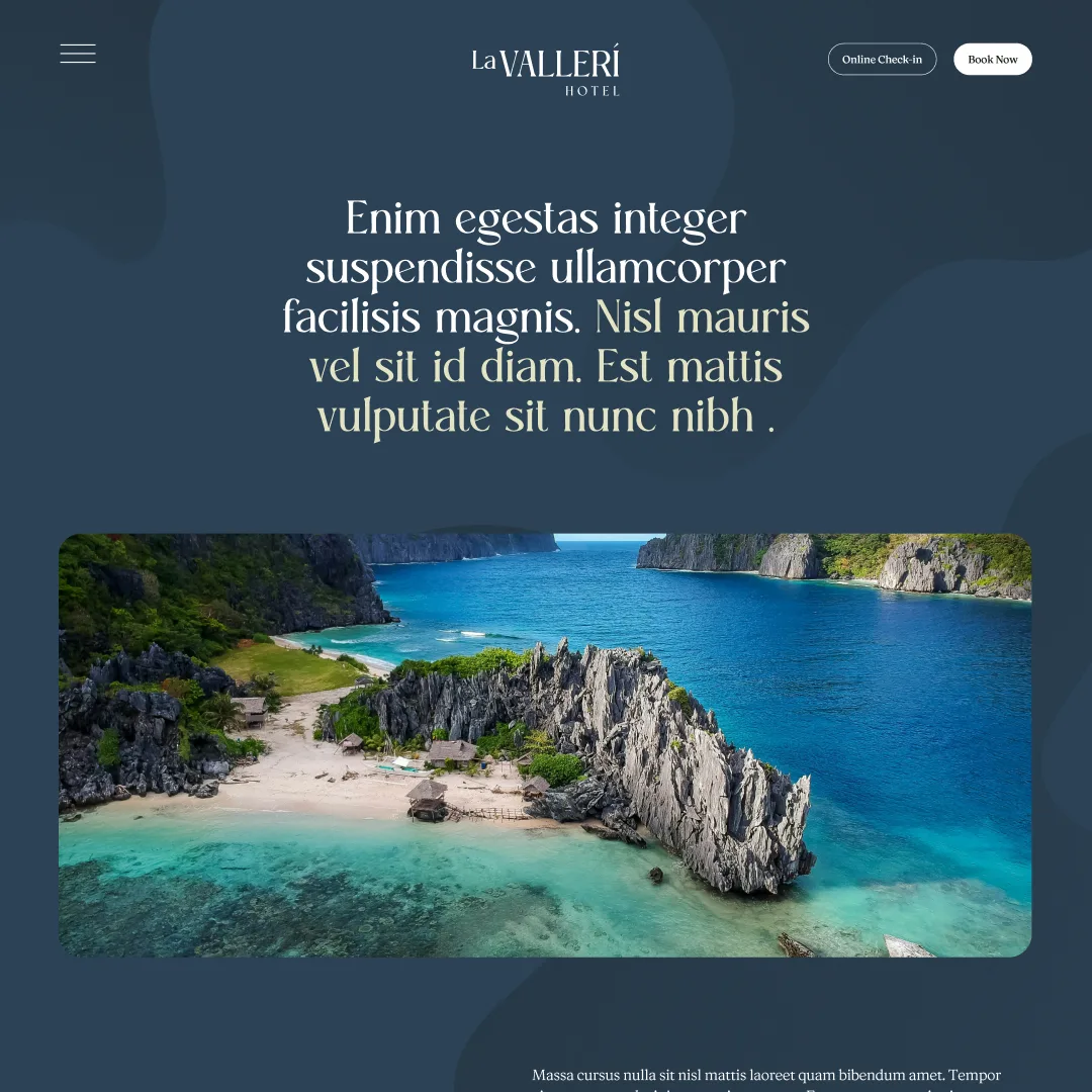 Landing page - Загородный отель