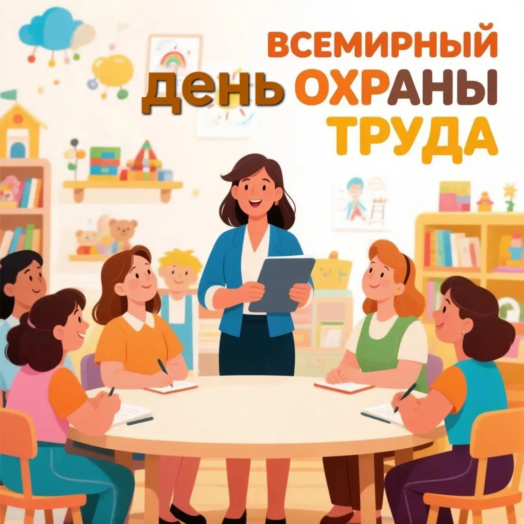 📖В рамкам месячника, приуроченного к Всемирному дню охраны труда в нашем детском саду прошел "Кругл
