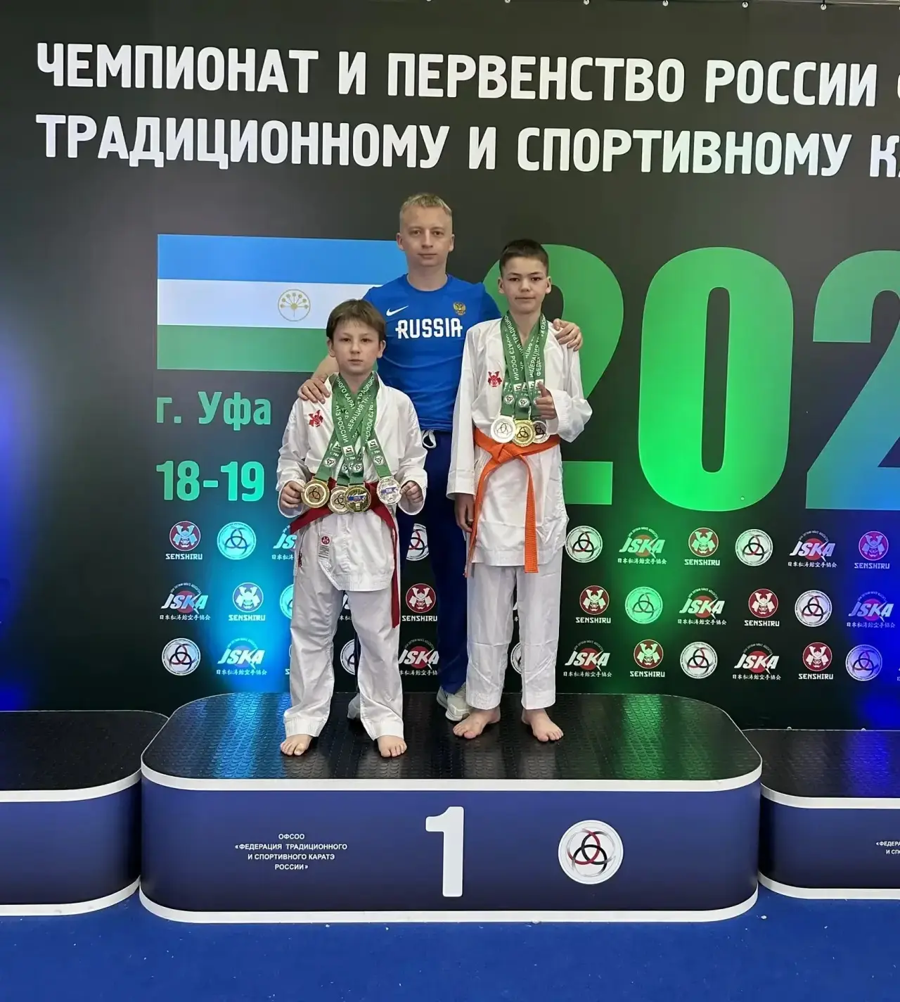 🇷🇺 Ученики нашего лицея — лучшие в стране!🇷🇺 18–19 апреля в городе Уфе прошло Первенство России по к