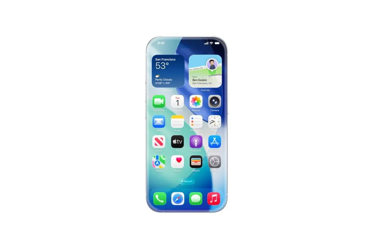 📱 Полностью стеклянный iPhone 20?