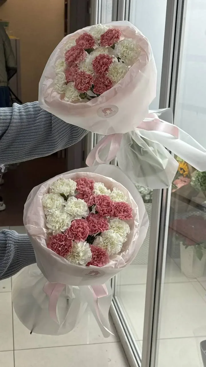Стойкие диантусы в нежном оформлении 😍💞