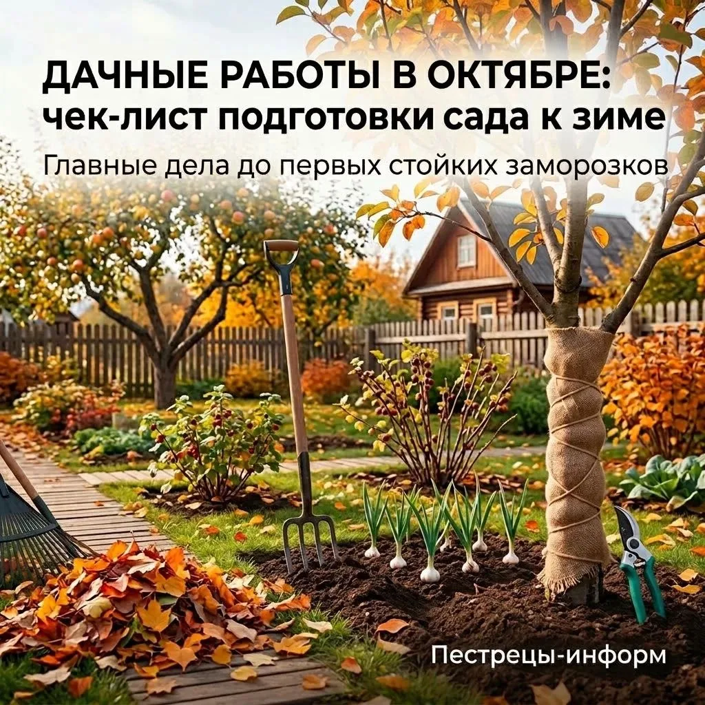 Октябрь — финальный рывок на даче перед приходом устойчивых заморозков. Собрали в нагля...
