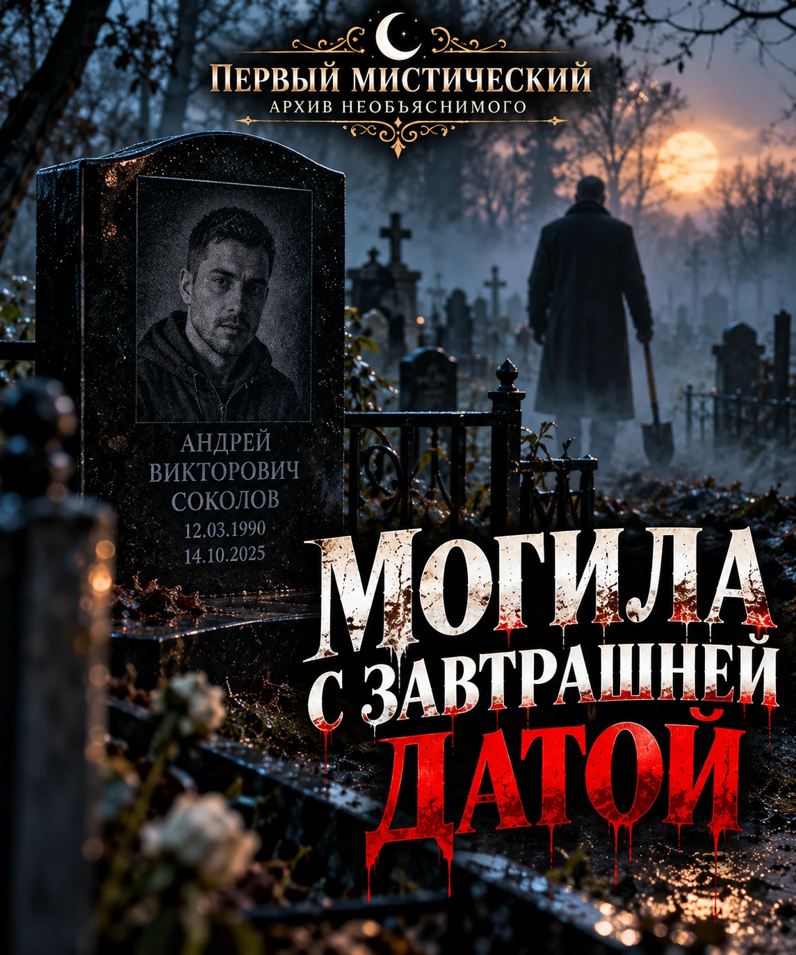 🕯 Могила с завтрашней датой