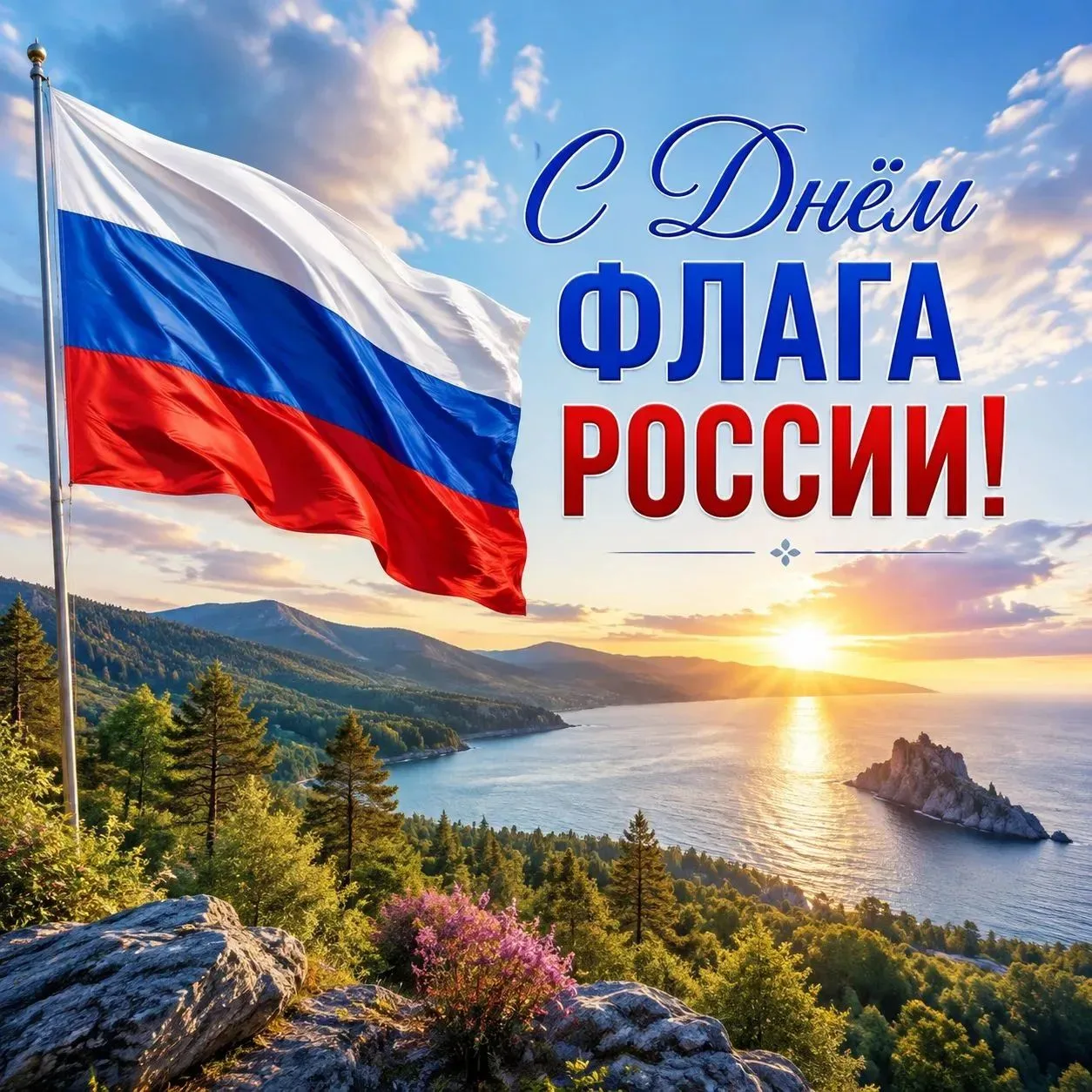 ❗Государственный флаг России — символ единства и гордости!
