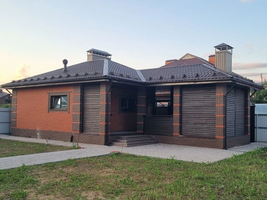ЗАВЕРШЕНА комплексная #застройка - дом и баня #кирпич, #благоустройство территории в Ма...