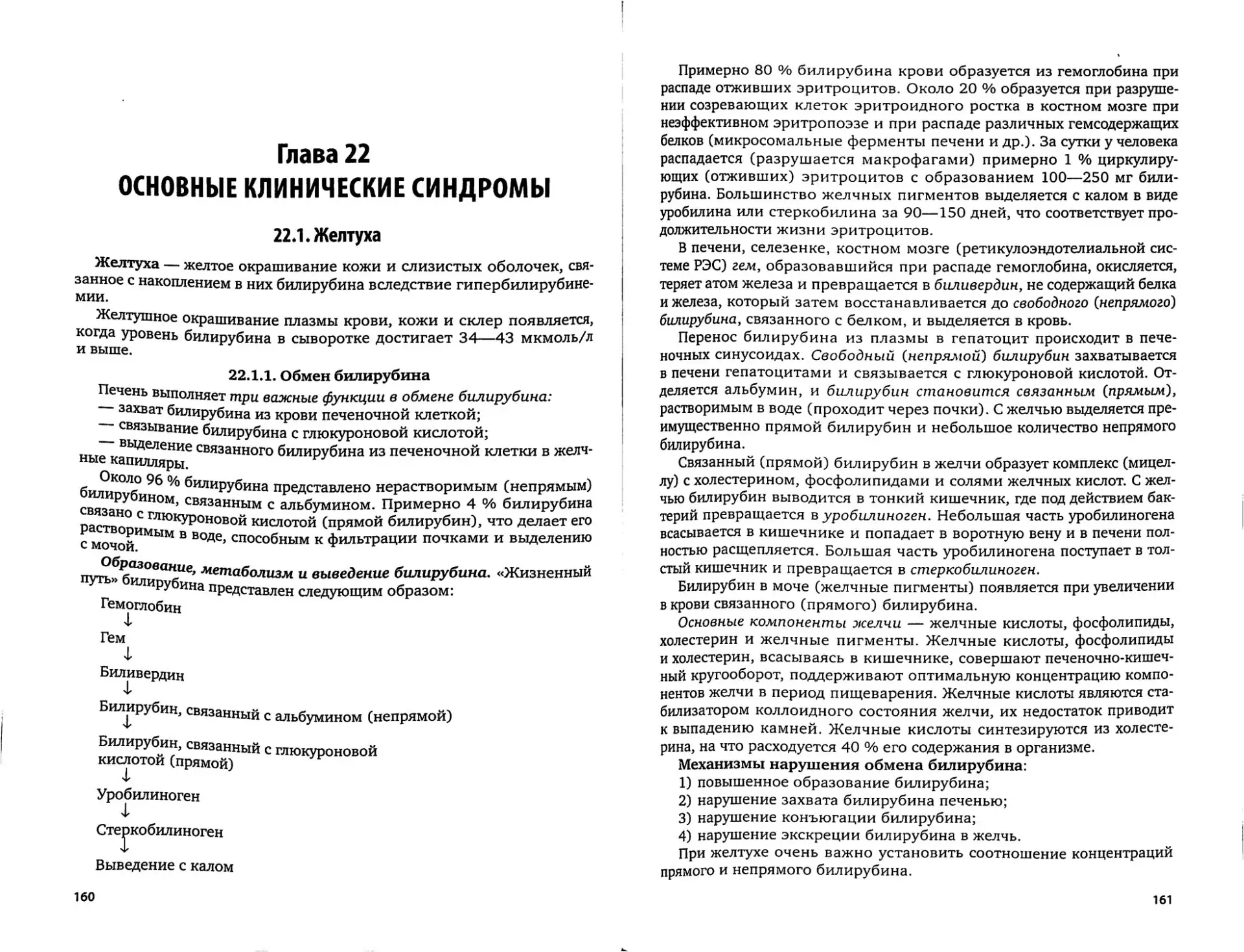 Печень и желчевыводящие пути: основные клинические синдромы