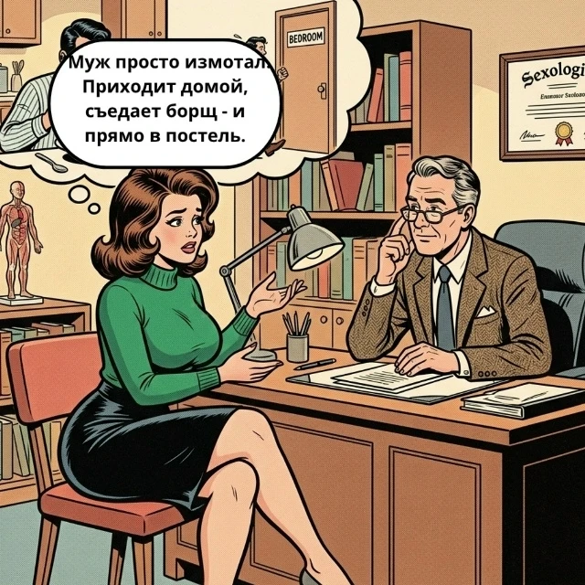 Жена жалуется врачу: