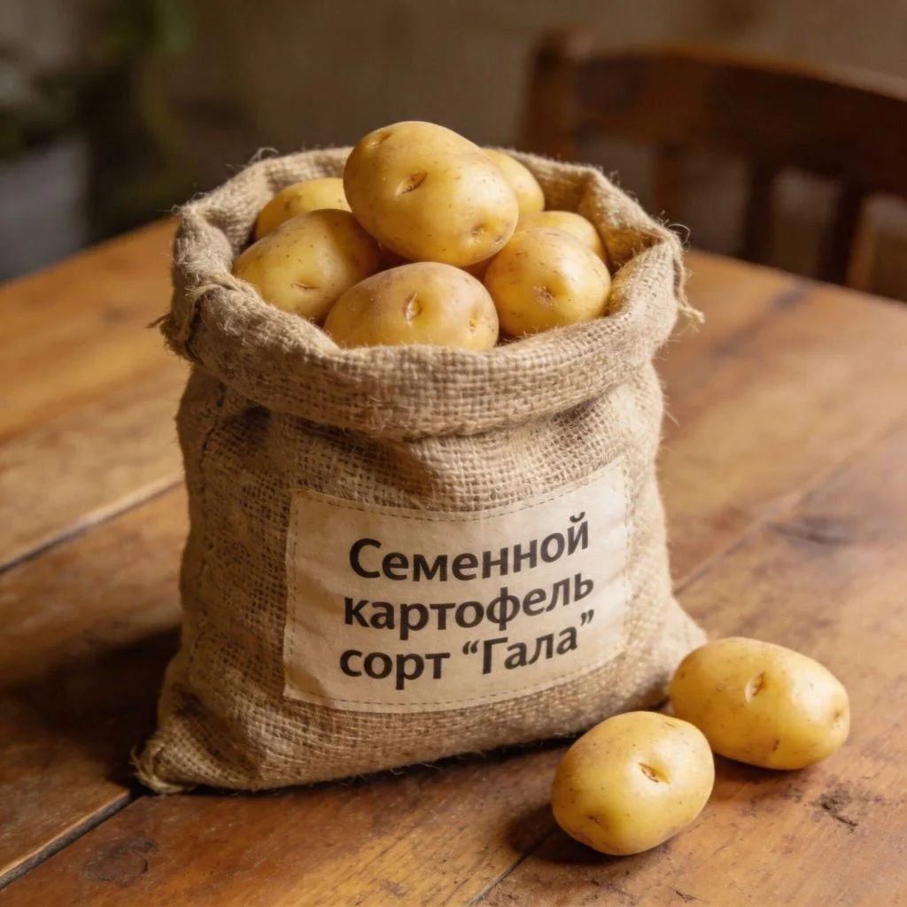 КАРТОФЕЛЬ

СЕМЕННОЙ 
Сорт "Гала" - 1 репродукция 
Фасовка 10кг - 850руб
Жёлтый, жёлтая мякоть 
Средн