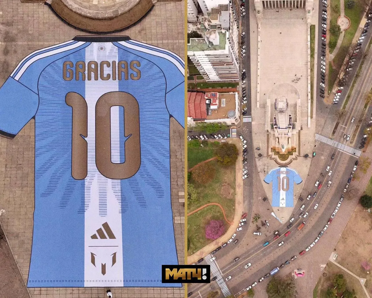 👕 В родном городе Месси появилась гигантская 30-метровая футболка. Все готовятся к про...