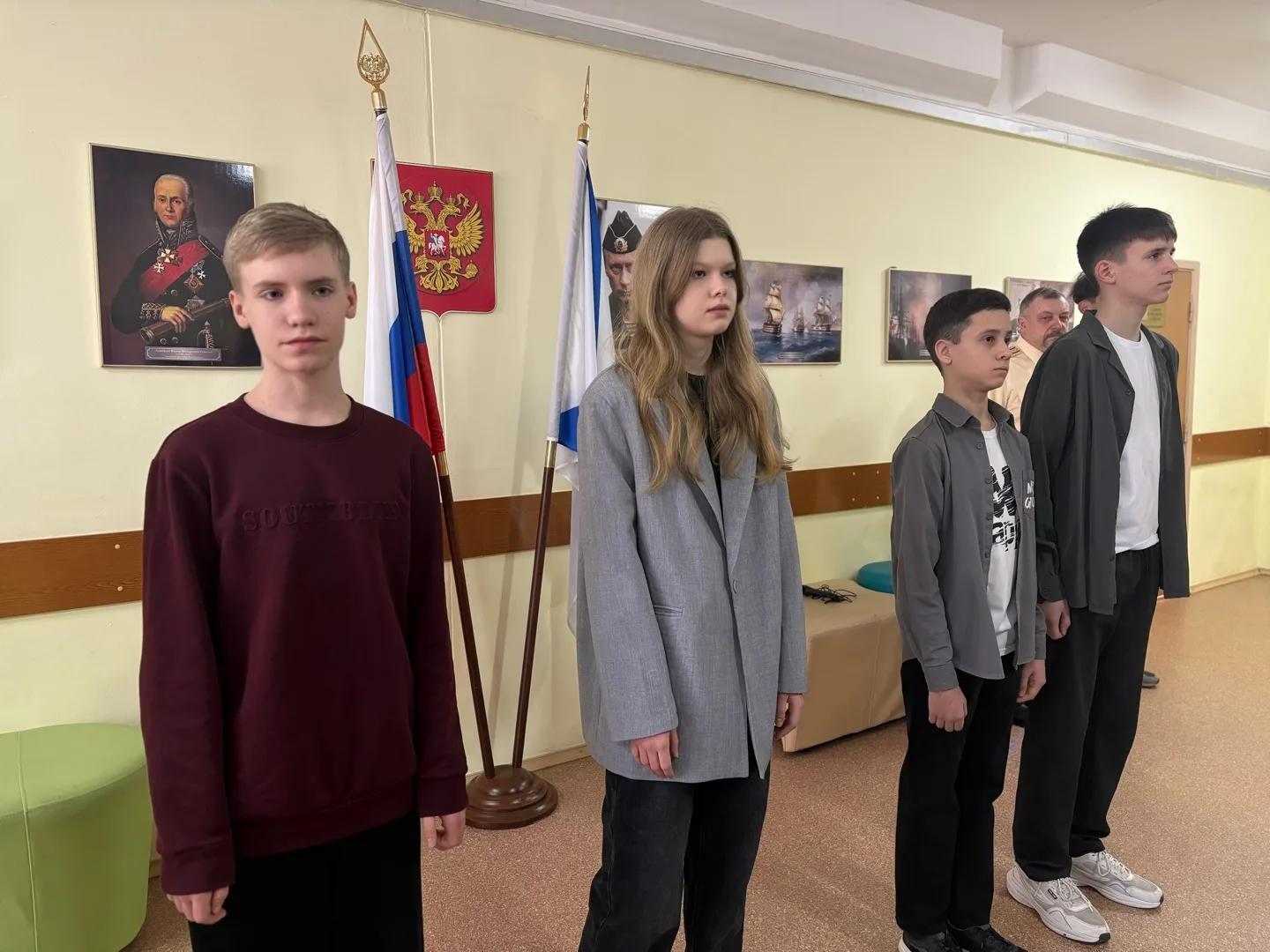 ПОДНЯТИЕ ФЛАГА!             16 марта🇷🇺    Морозное, но солнечное утро – идеальное время для старта н