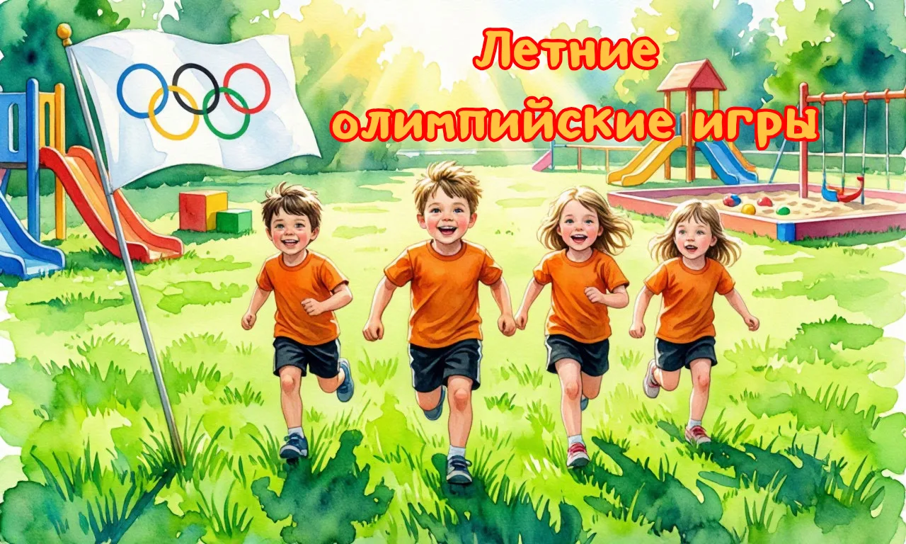 Сегодня в нашем детском саду прошли самые настоящие летние Олимпийские игры, которые запомнятся ребя