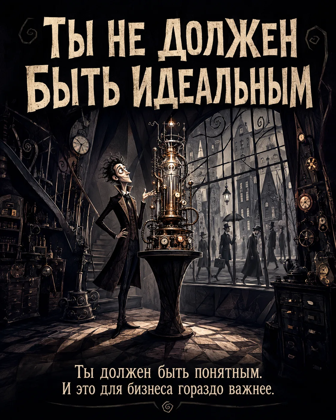 Ты не должен быть идеальным. Ты должен быть понятным