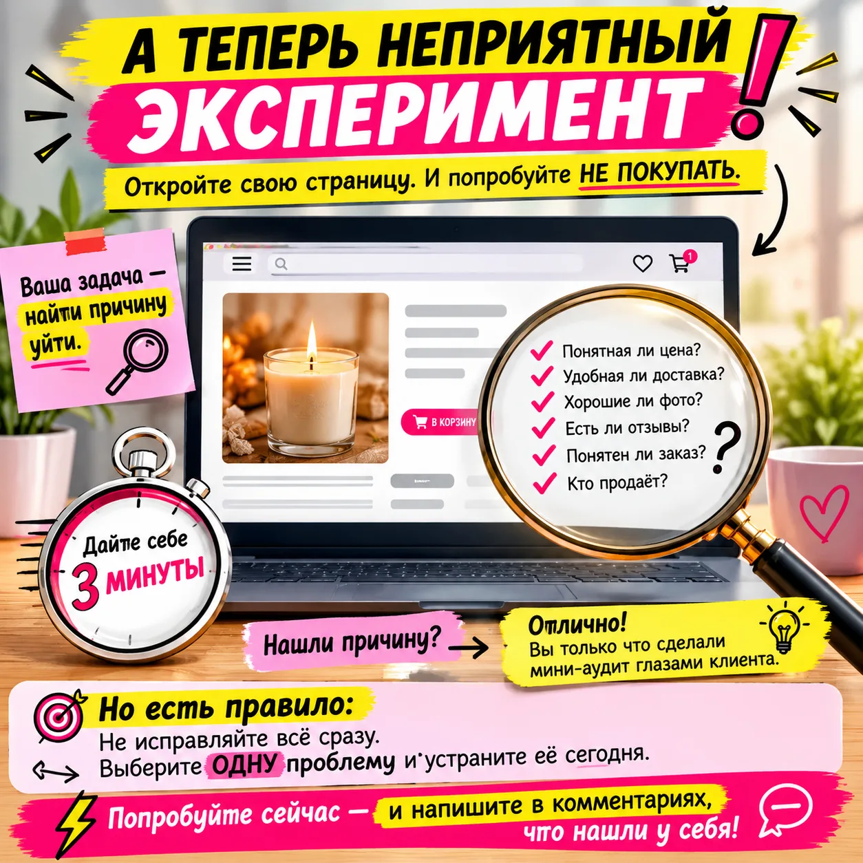 🧠 А ТЕПЕРЬ НЕПРИЯТНЫЙ ЭКСПЕРИМЕНТ....