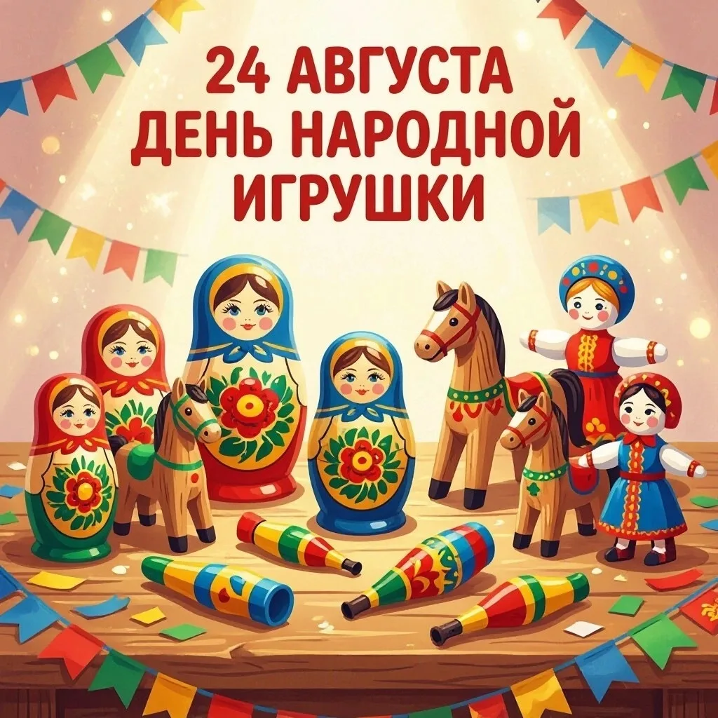 🎉 24 августа — День народной игрушки! 🎉