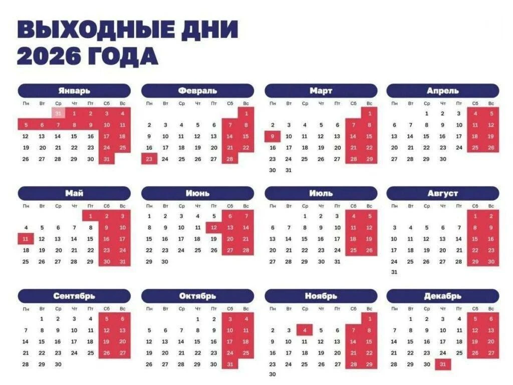 В России началась сокращенная рабочая неделя в связи с празднованием Дня России.
Рабочими будут дни 