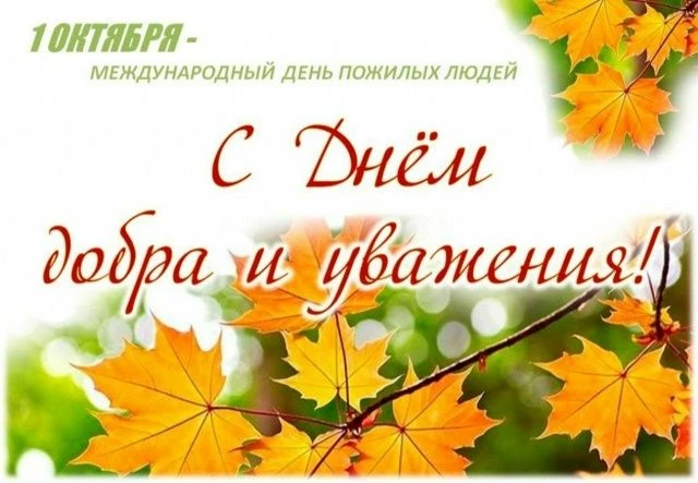 Международный день пожилых людей❤️