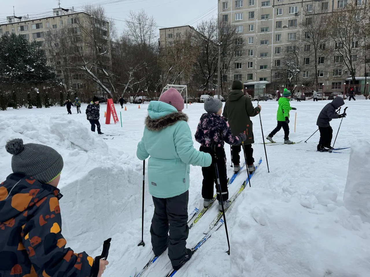 Лыжная подготовка  ⚡В нашей школе стартовала программа лыжной подготовки для формирования основ физи