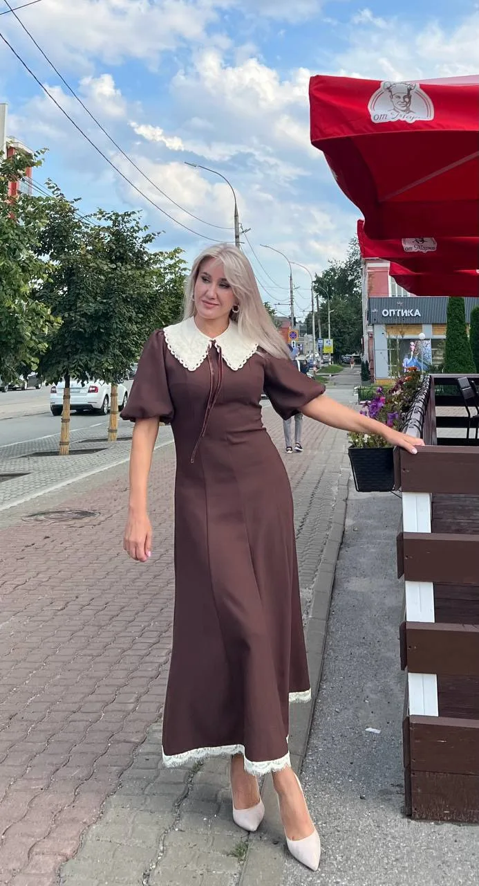 Платье, в котором хочется гулять весь день 🤎