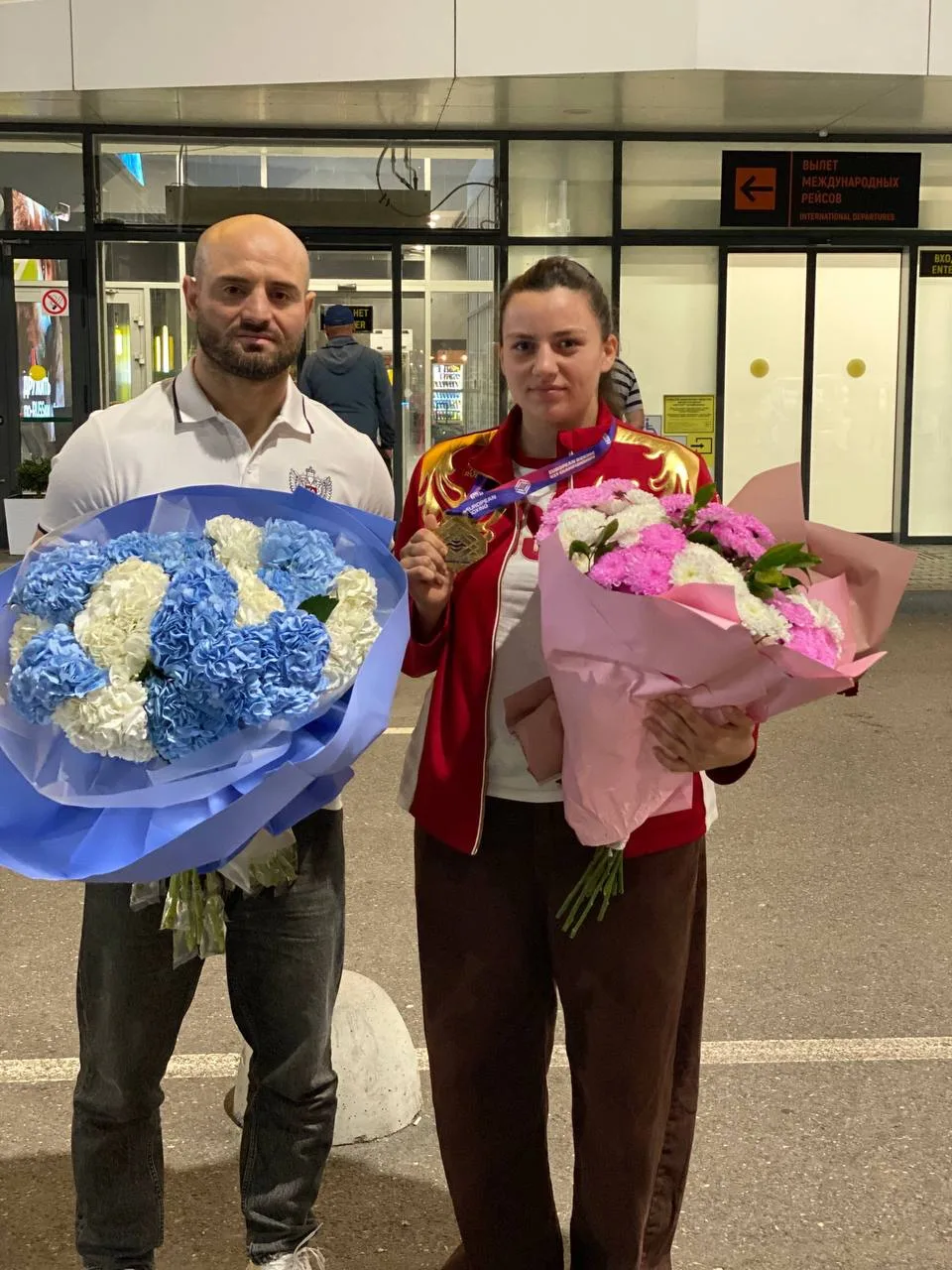 ❗️Самира Итониева вернулась в родной Владикавказ с золотом европейского первенства сред...