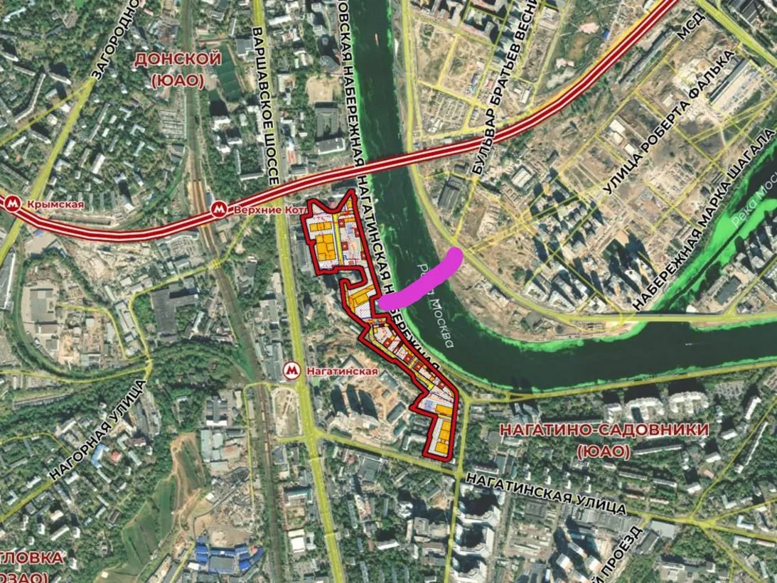 🏗 Напротив Шагала появится новый район, мост через Москва-реку всё ближе