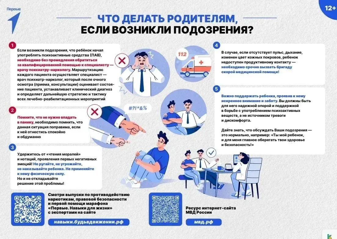 Памятки для родителей.  Информация о маркерах вовлечения несовершеннолетних в распространение наркот