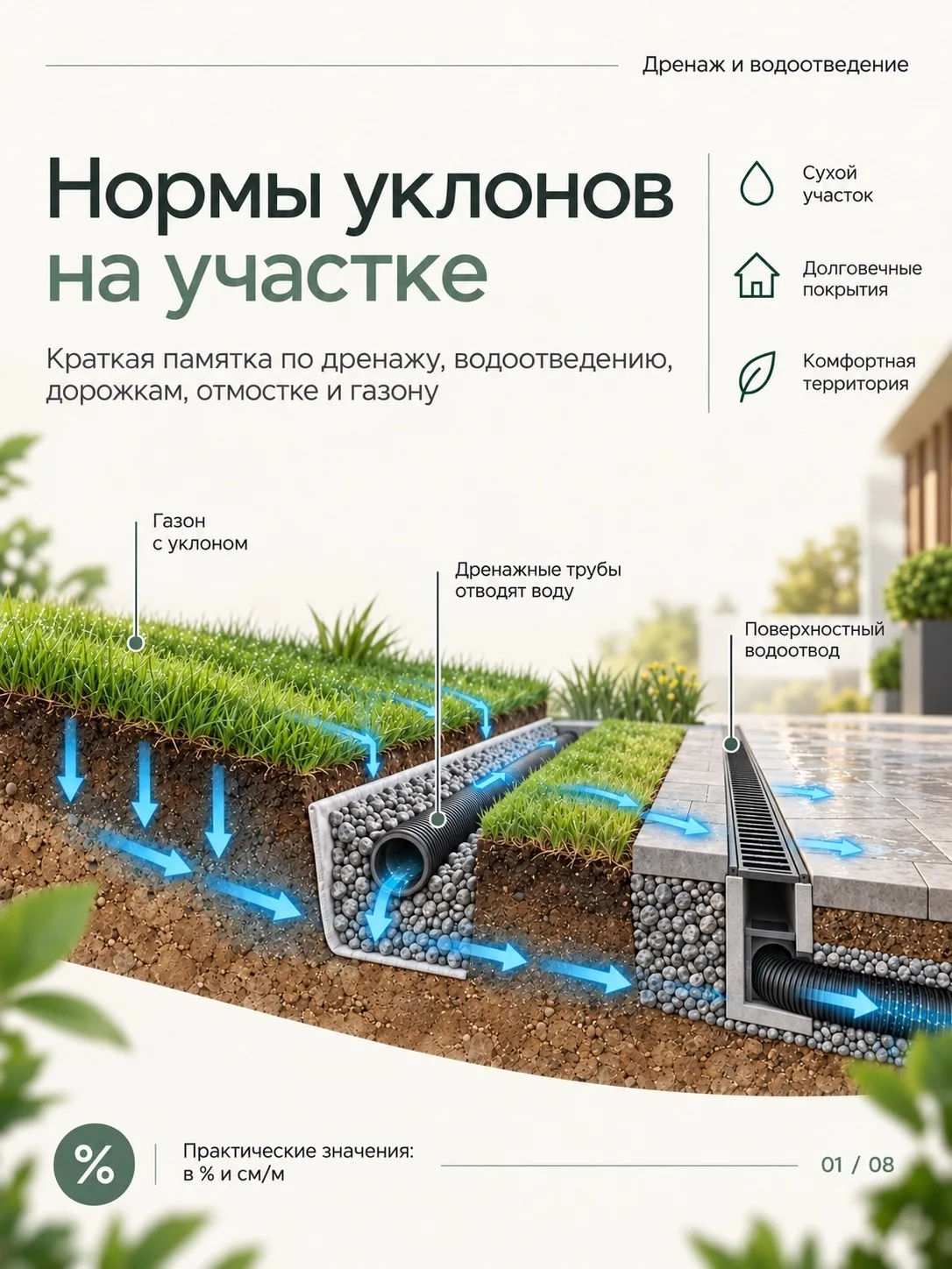 Почему на новых дорожках стоят лужи? 💧