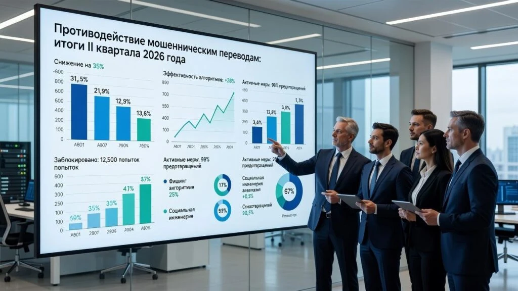 📰 Противодействие мошенническим переводам: итоги II квартала 2026 года