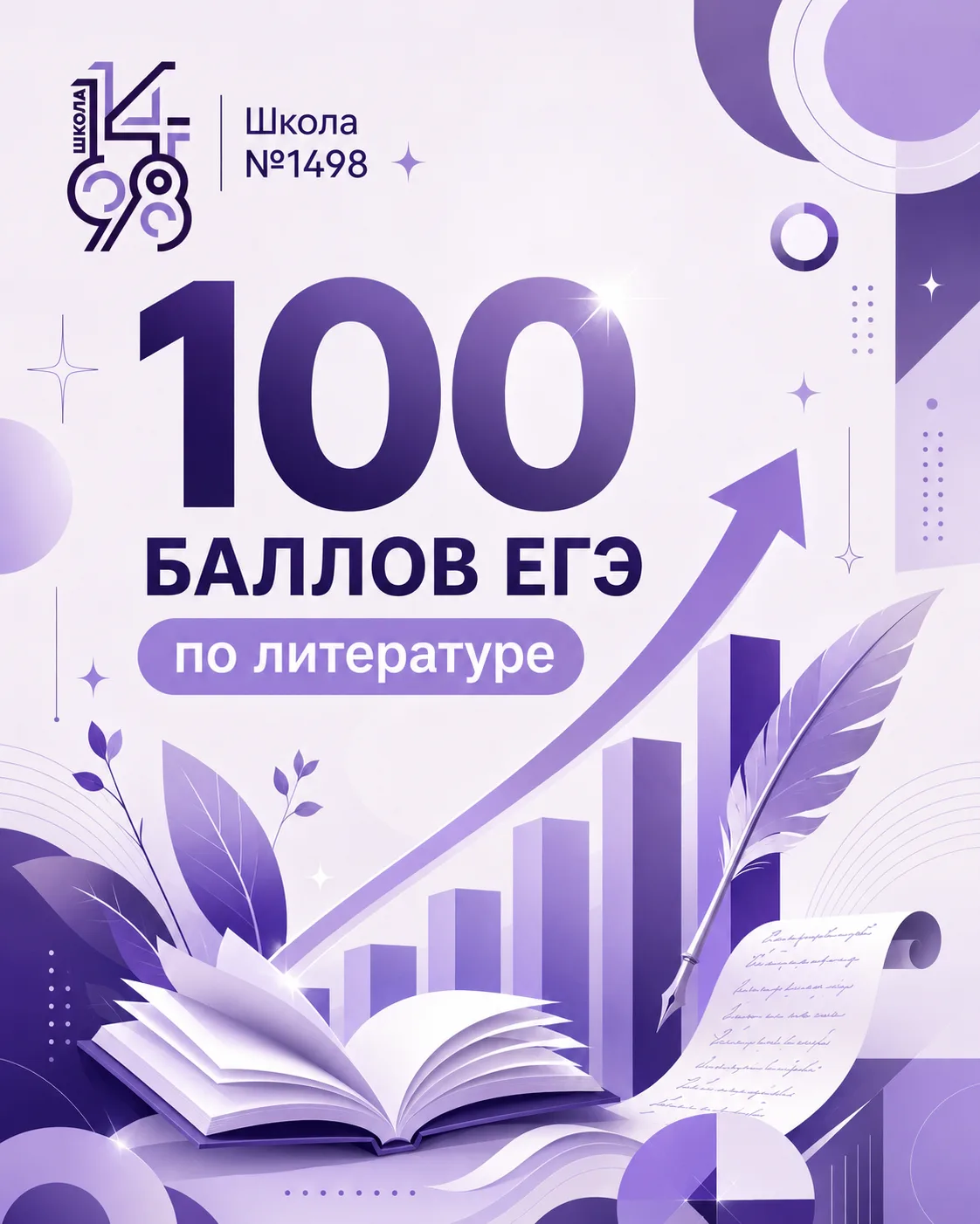 💯 баллов ЕГЭ!

🎉Поздравляем Полину Бодрову с блестящим результатом ЕГЭ по литературе — 100 баллов!