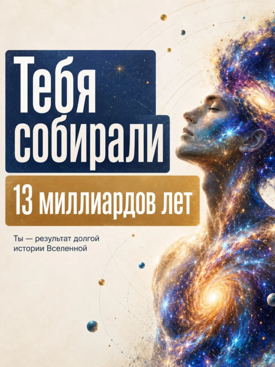 ✨ Иногда кажется, что между человеком и Вселенной — непреодолимое расстояние.