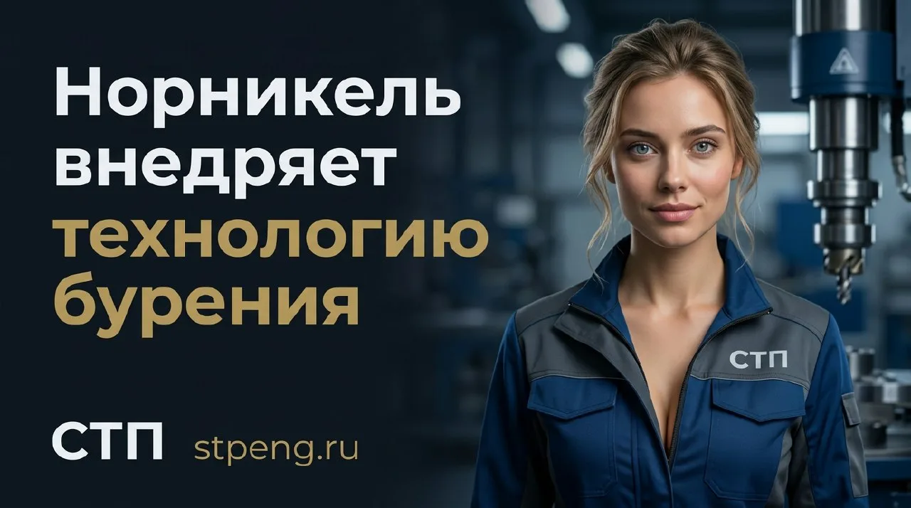 🔵 «Норникель» тестирует сверхдлинное бурение на руднике «Таймырский»