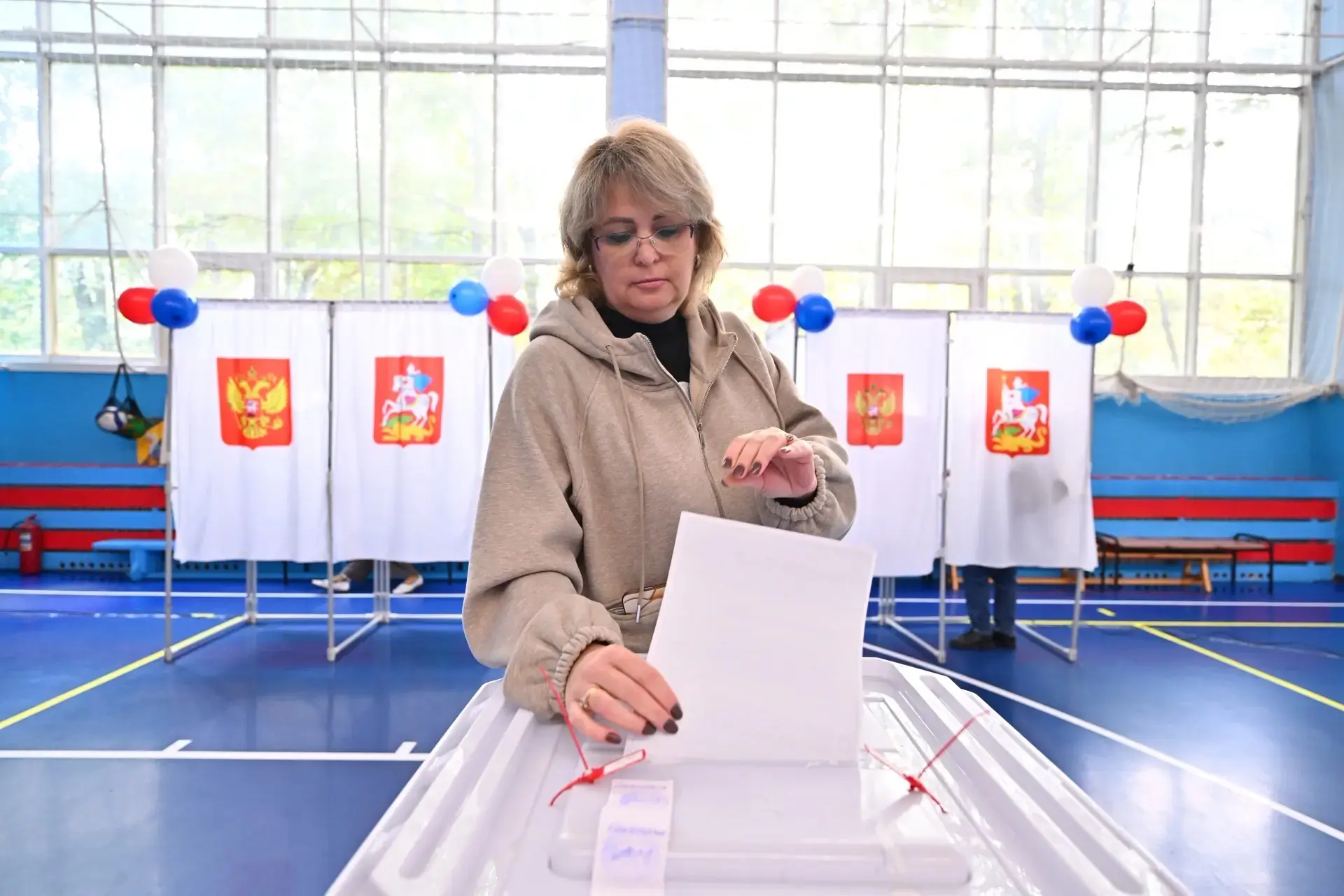 В Подмосковье завершилось трёхдневное голосование. Все избирательные участки, в том чис...