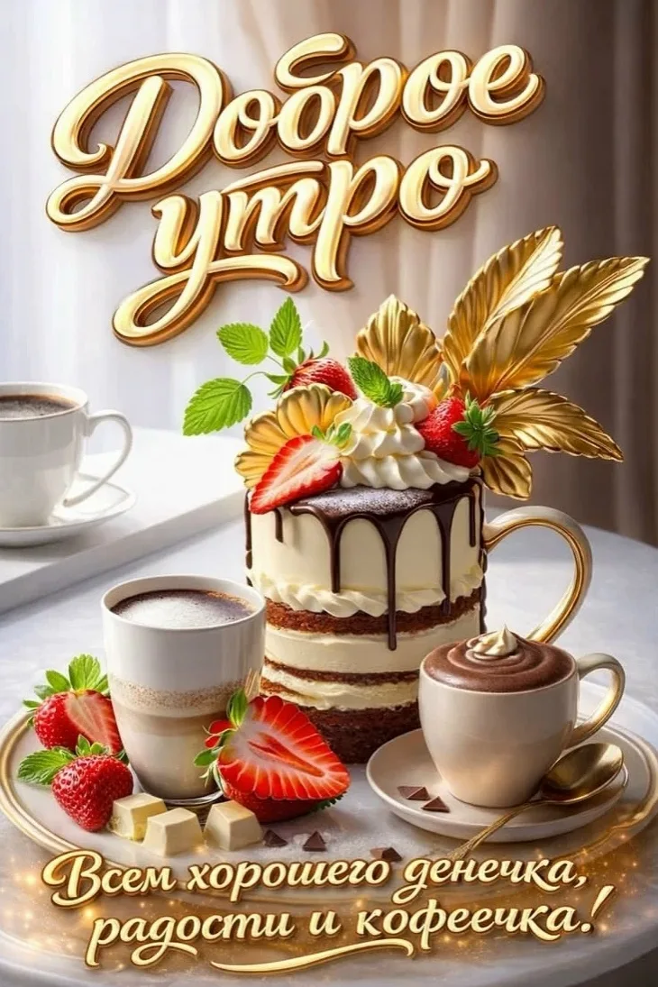 Добрoе утро!
~Открытки и Поздравления~

✅ Открытки и поздравления - Подпишись