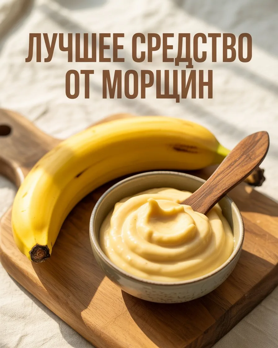Одно из самых лучших решении для избавления от морщин - это банан 🍌

Не нужен дорогой крем — сделай