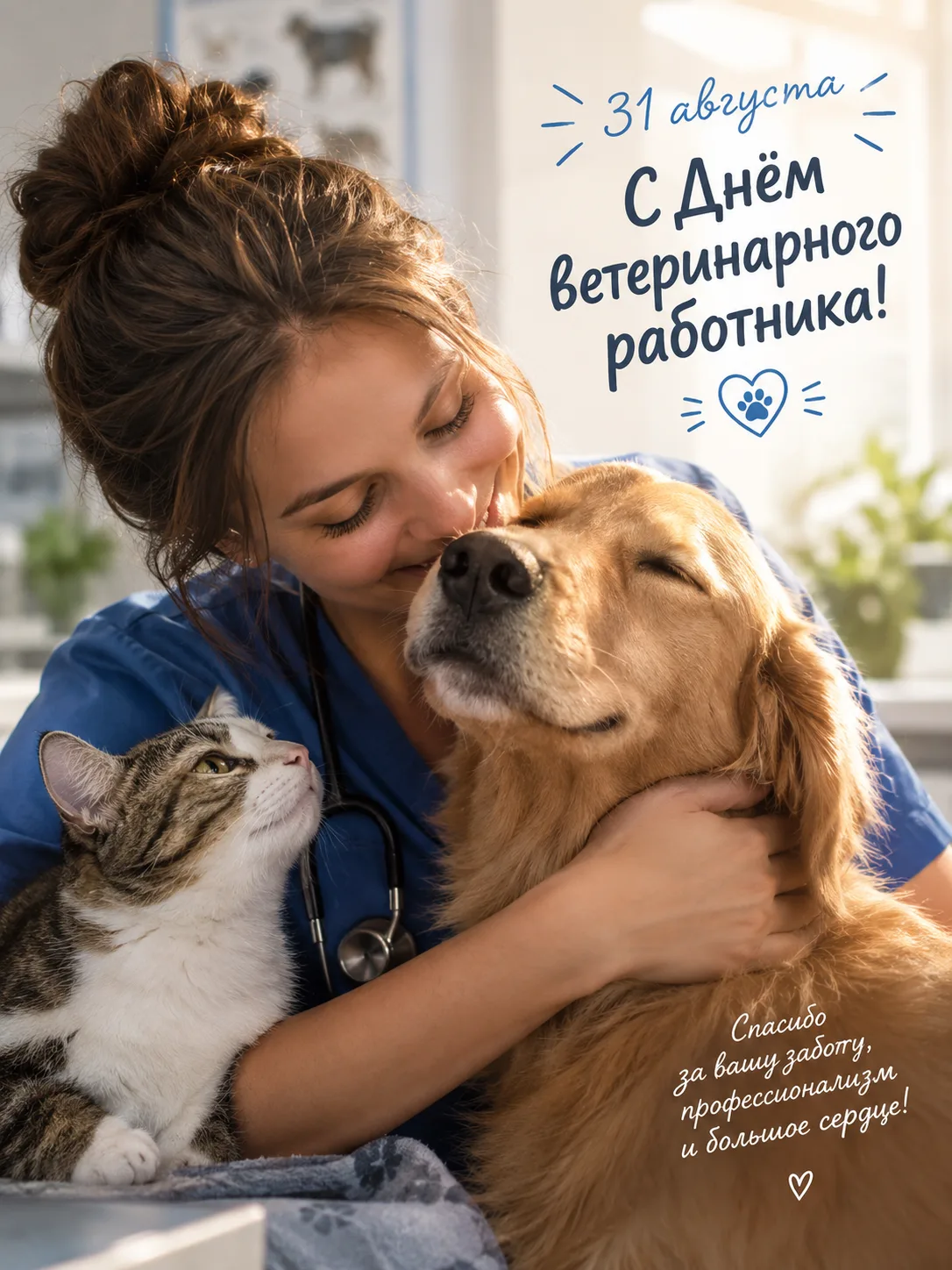 🐾 С Днём ветеринарного работника! 💙